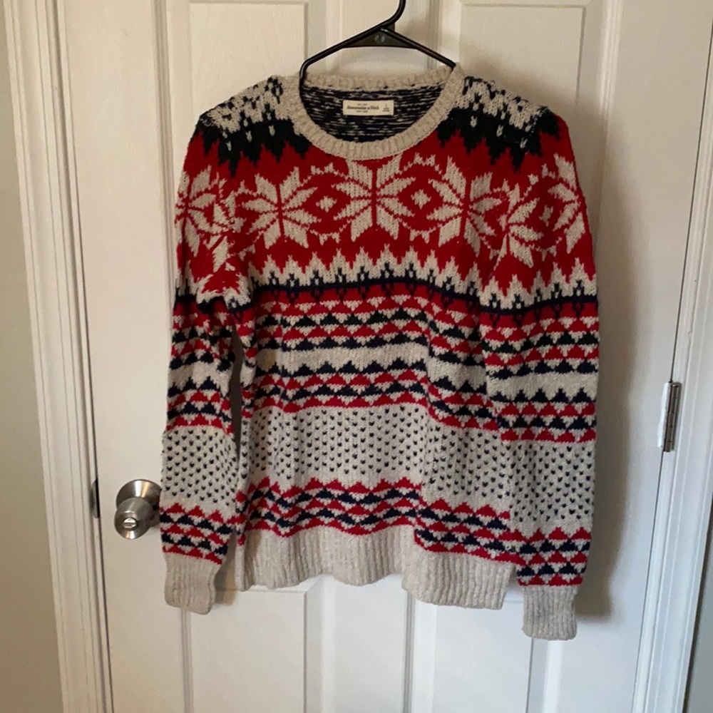 Abercrombie Christmas sweater